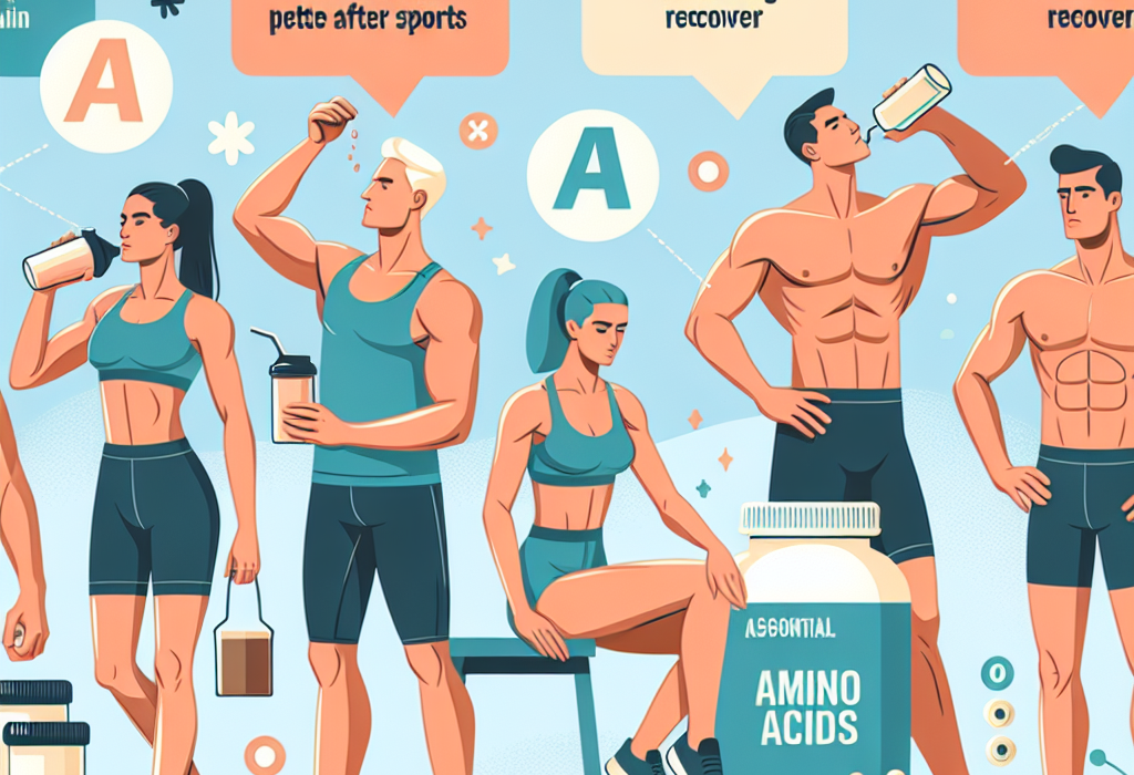 Aminoacidi essenziali per il recupero muscolare dopo lo sport