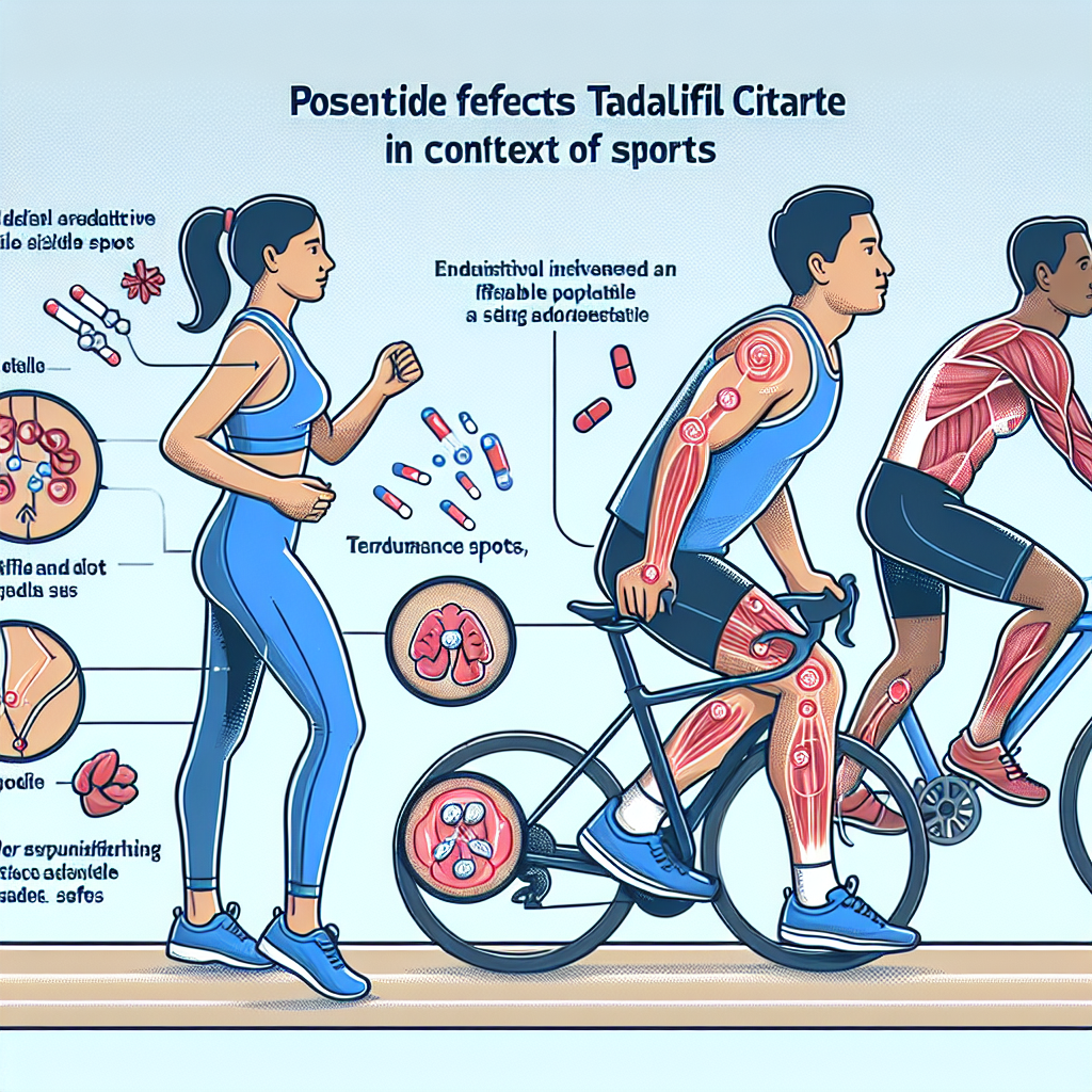 Gli effetti collaterali del Tadalafil Citrate nell'ambito sportivo